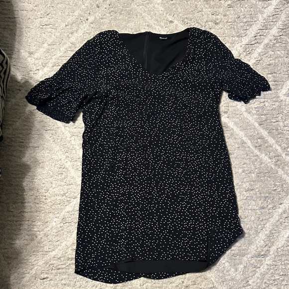 Madewell Dresses & Skirts - Madewell Black polka dot dress